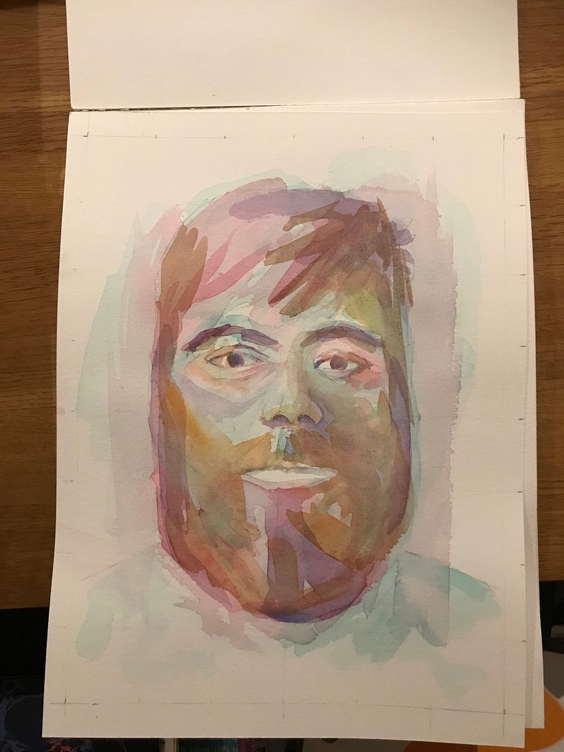 My project in Artistic Portrait with Watercolors course 0