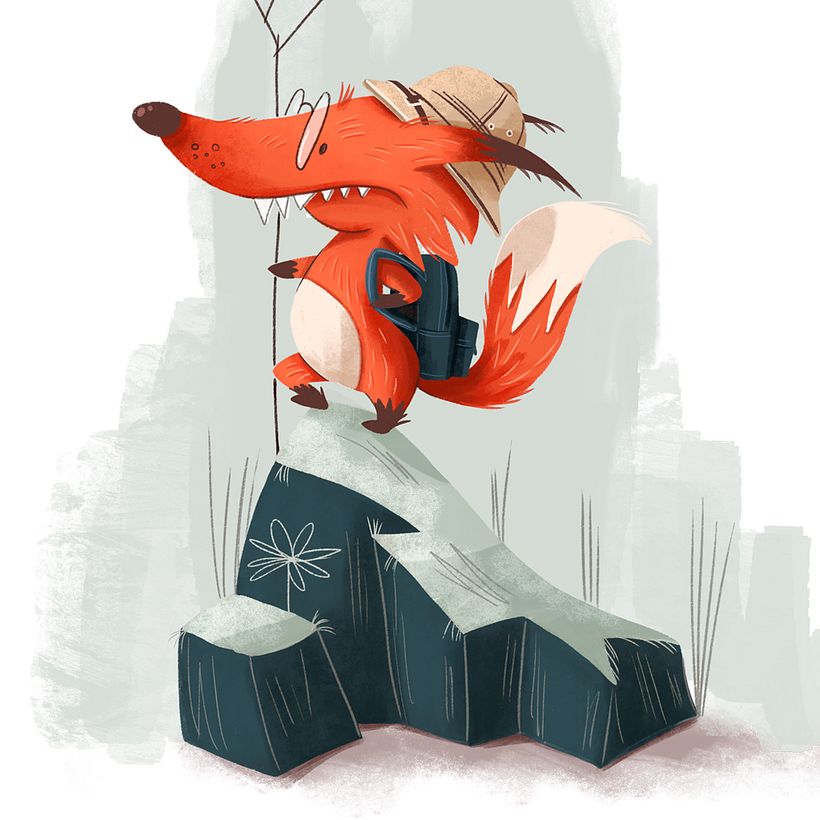 My #FoxAdventurer for @characterdesignchallenge #CDChallenge :) 4