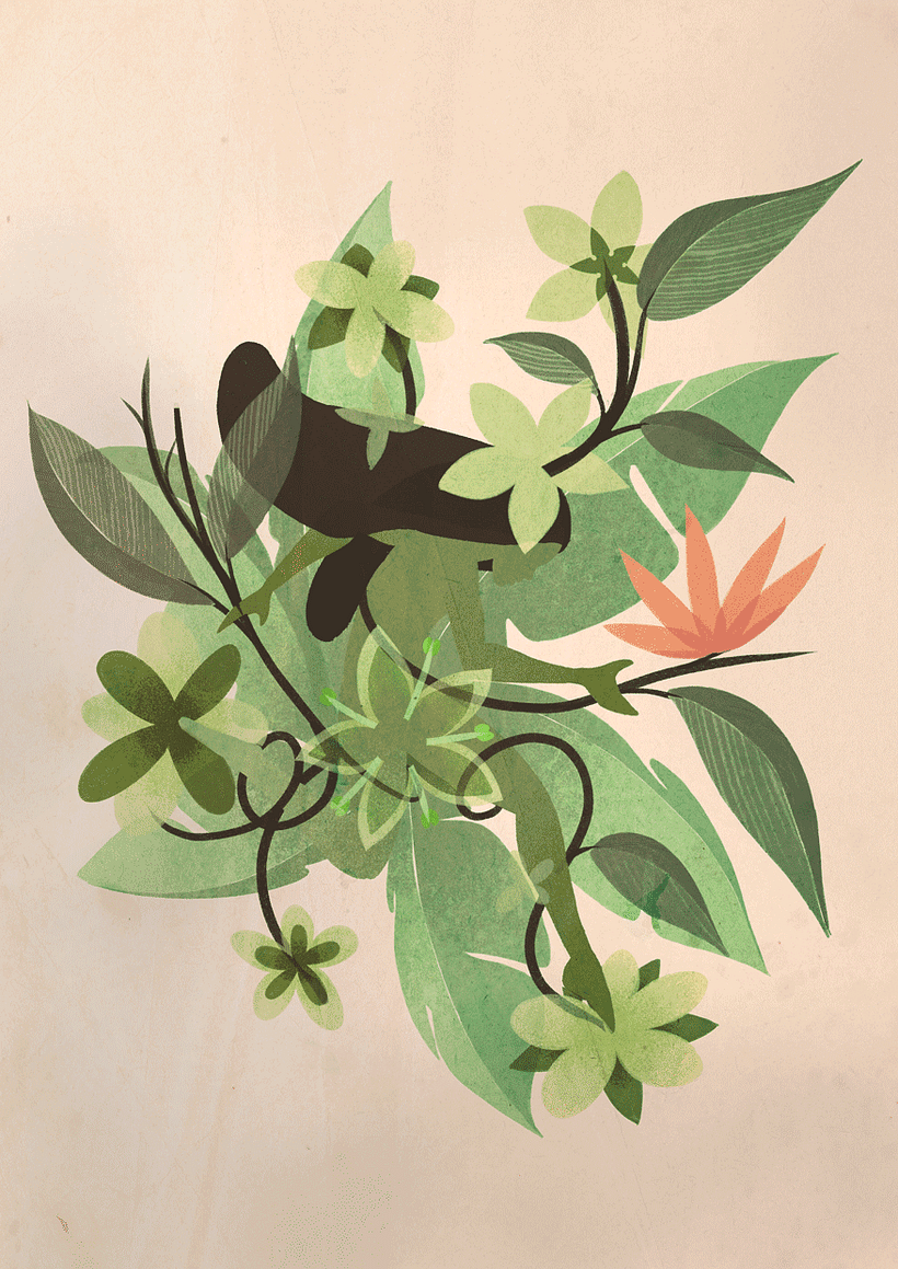 My project in Flat Illustration with Photoshop course 5