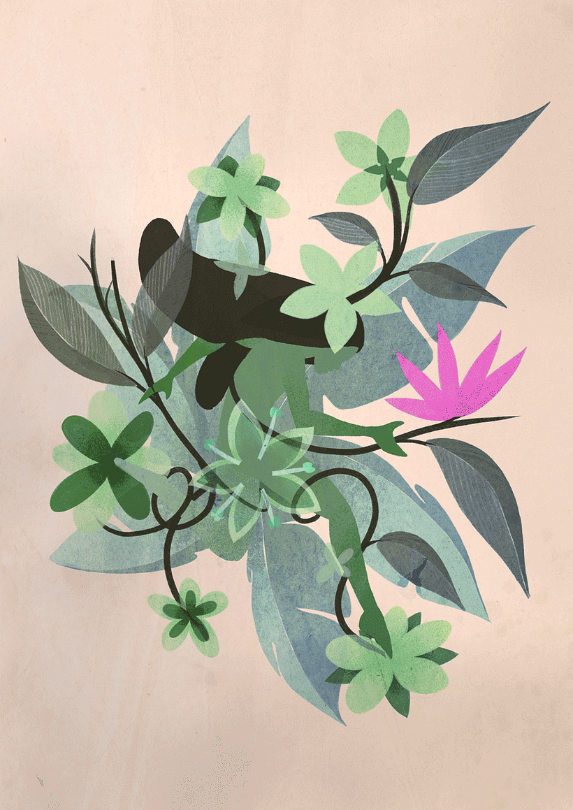 My project in Flat Illustration with Photoshop course 6