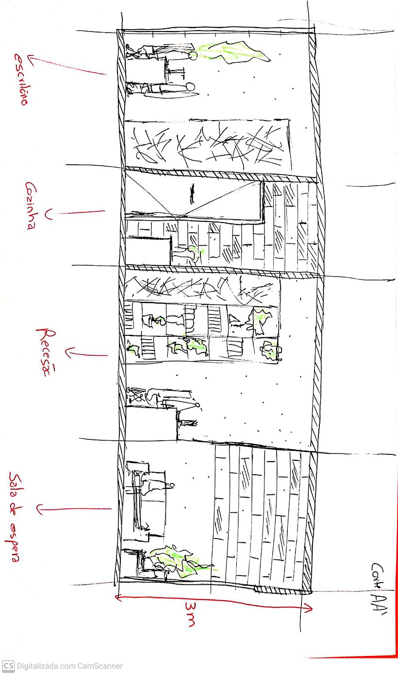 Meu projeto do curso: Introdução ao desenho arquitetônico à mão livre 1
