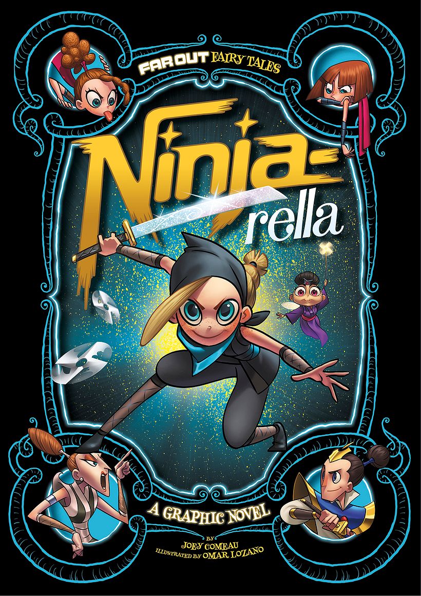 Después de Ultrapato, Ninja-rella fue el siguiente cómic en el que trabajé, pero aquí llevandolo hasta colores finales.