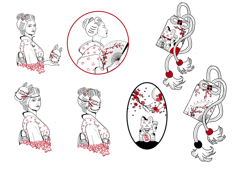 Plantilla de diseño de tatuaje de autor  0