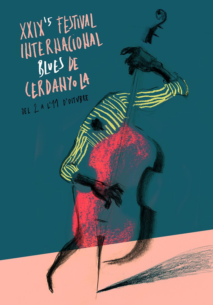 Cartel para Festival de Blues 2