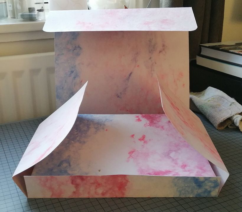 My project in Bookbinding of Your Artwork without Folds course 3