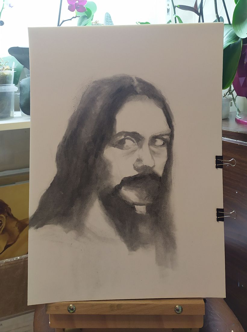 My project in Realistic Portrait with Graphite Pencil course -1