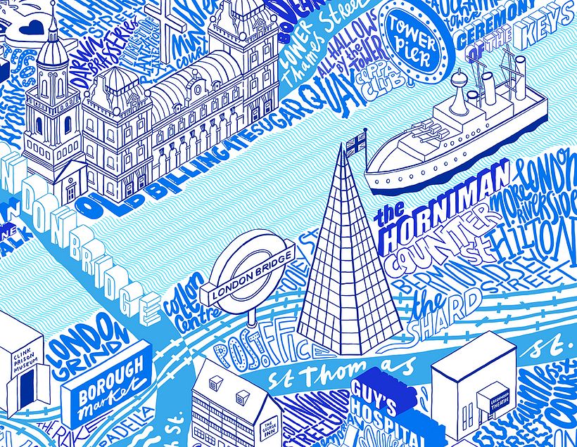 Circus House - Traditionelle Illustration