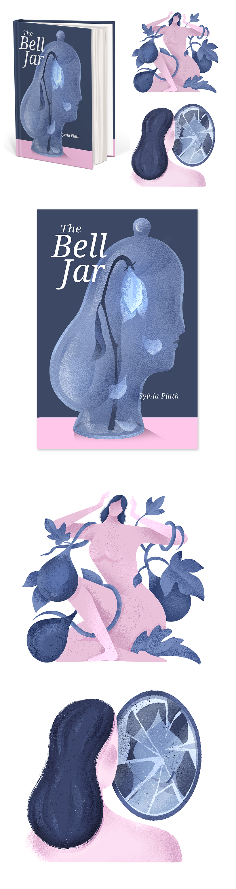 My project in Book Cover Illustration: Unraveling the Essence of a Story course 0