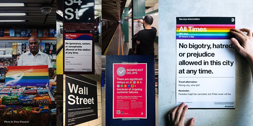 #PrideTrain: Shining light in dark places - Art Direction