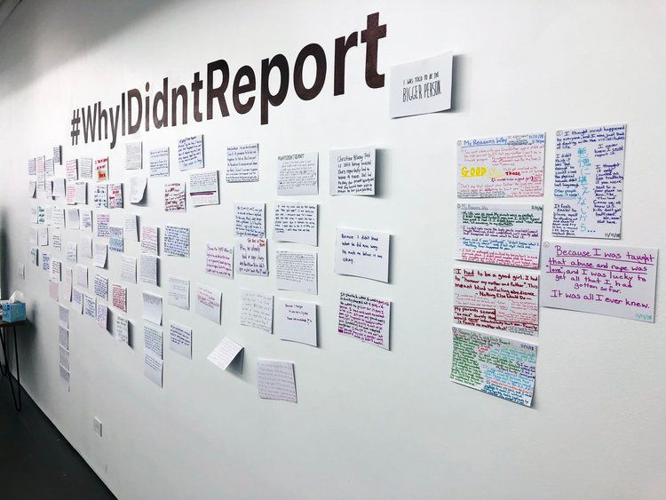 #WhyIDidntReport - Grafikdesign