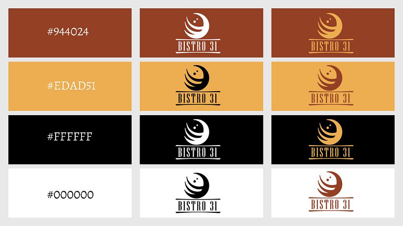 Me orille por estos colores para mostrar elegancia, pero al mismo tiempo que es un lugar para desayunar.