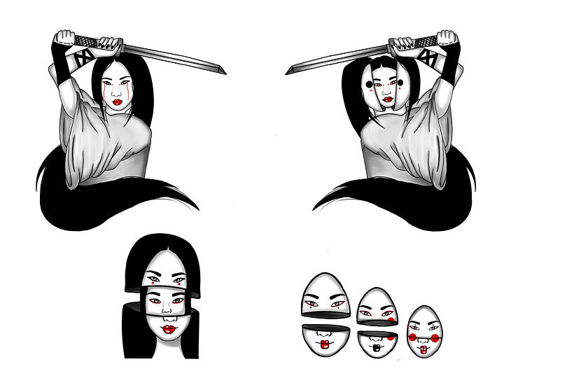 My project in Custom Tattoo Design with Procreate course Kathartik_tattoo 1