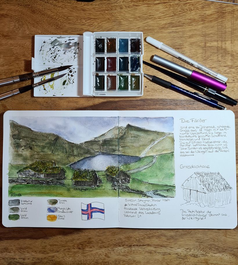 My project in Watercolor Travel Journal course 0