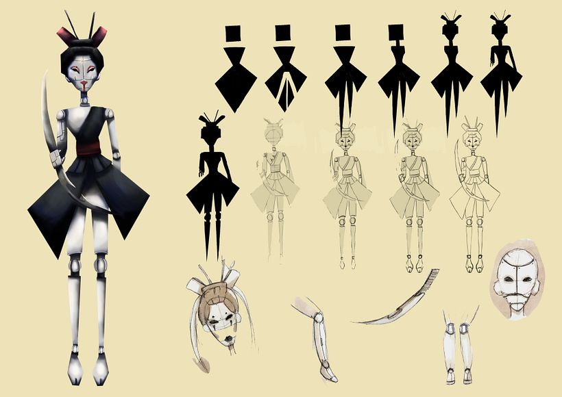 Design Sheet Cyber Princess
