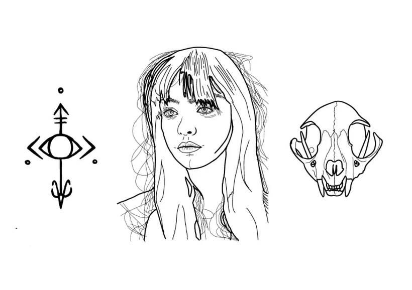 Mi Proyecto del curso: Diseño de tatuaje de autor con Procreate 3