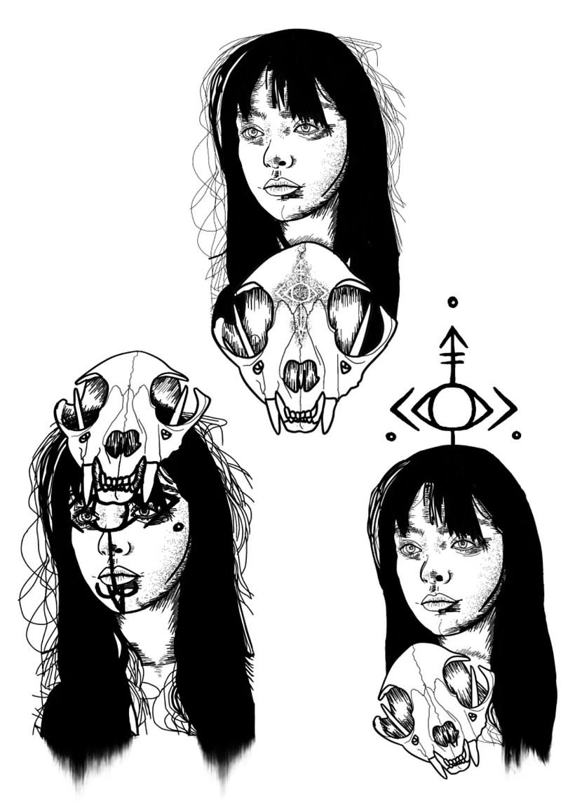 Mi Proyecto del curso: Diseño de tatuaje de autor con Procreate 5