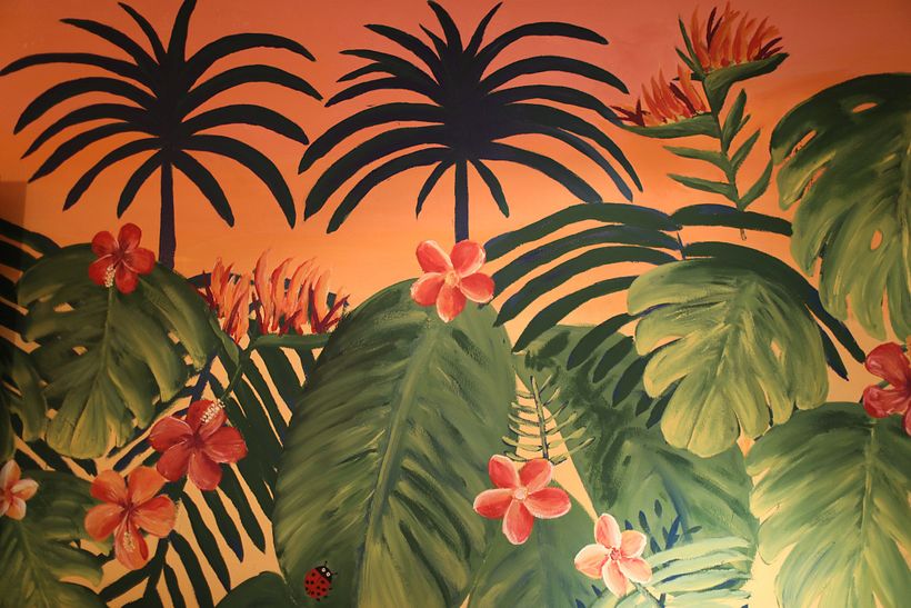A jungle in the snow 0