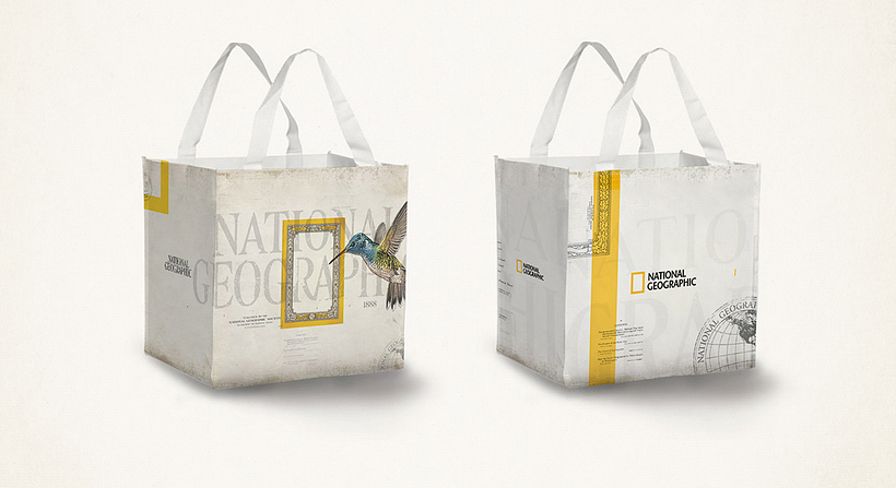National Geographic Vintage Tote Bag 0