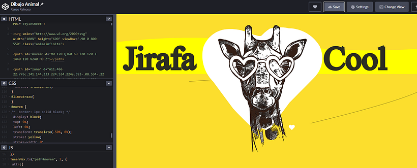 Dibujo Corazón Animal: Gráficos vectoriales SVG 3