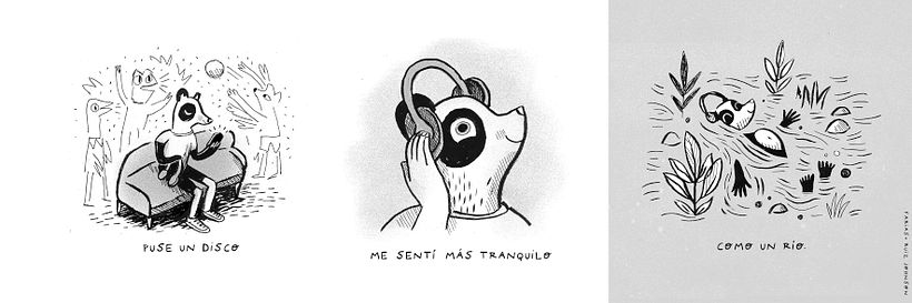 Mariana Ruiz Johnson created this comic strip using her own script.