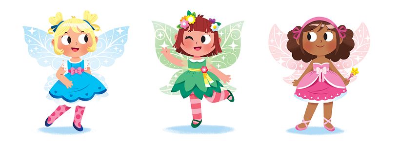 Unicorns and Fairies: Jigsaw Book  - Design von Figuren