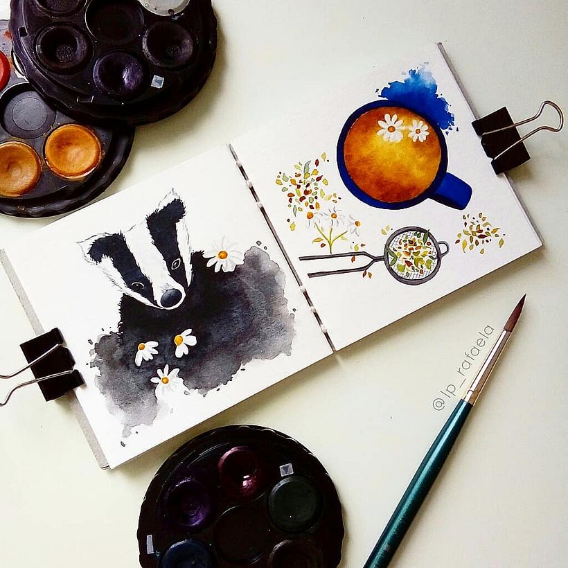 Principais trabalhos em aquarela 3