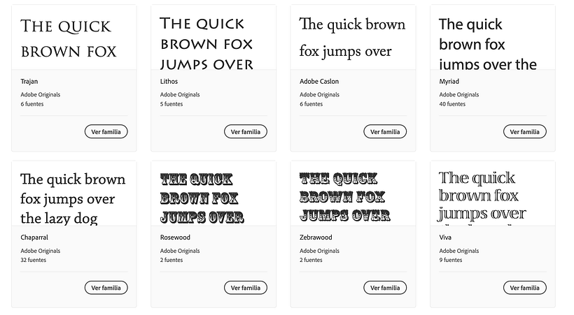 Fuentes de Carol Twomby en Adobe Fonts.