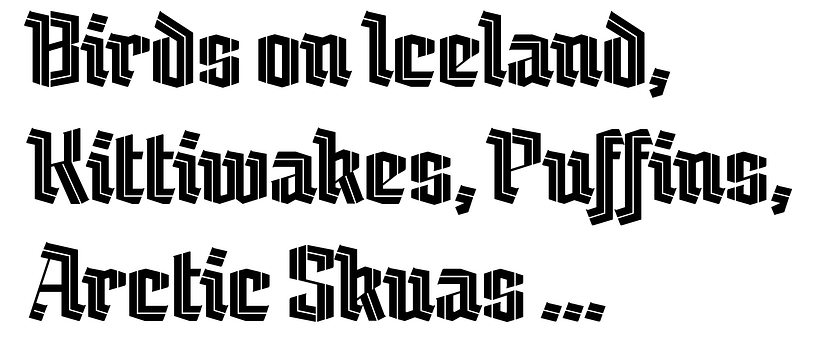 Birdy por Veronika Burian.