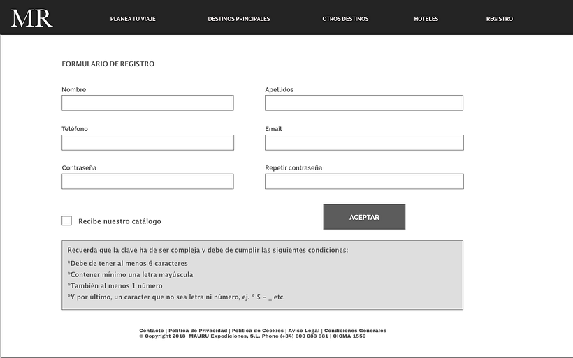 web agencia viajes 2