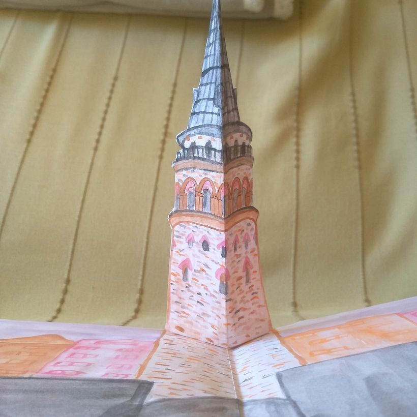Mi Proyecto del curso: Creación de libros pop-up -Turquía 1