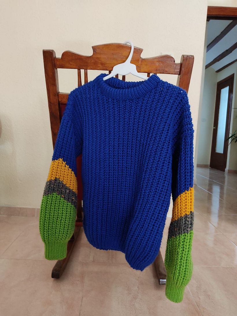 Mi Proyecto del curso: Crochet: crea prendas con una sola aguja -1