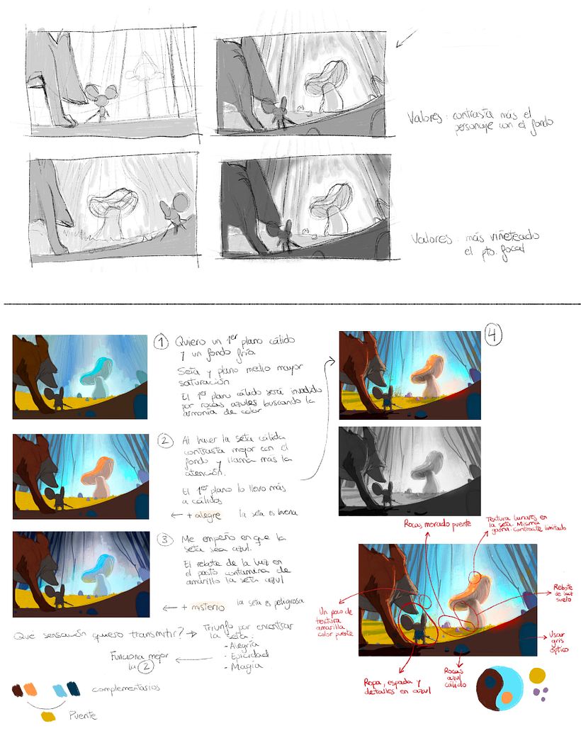 Mi Proyecto del curso: Teoría del color aplicada para contar una historia 1