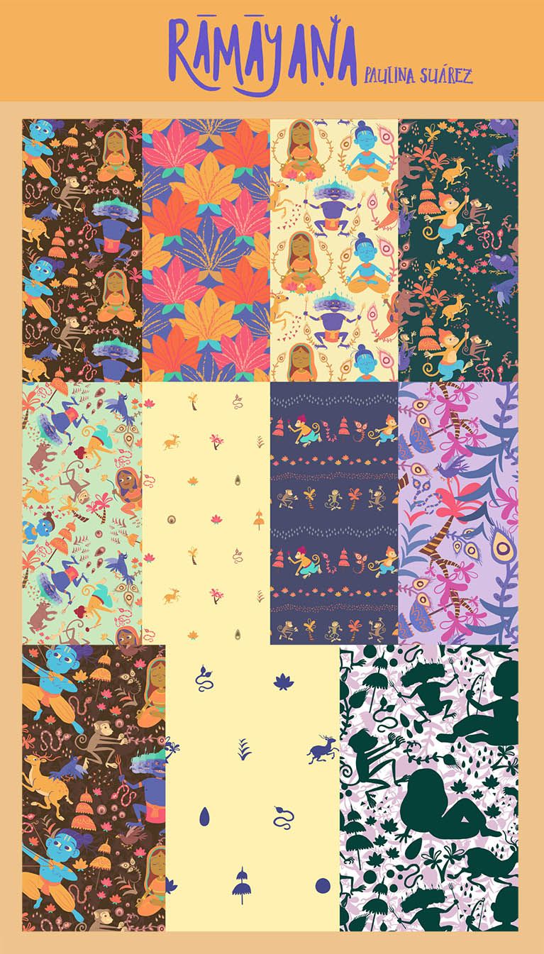 Mi Proyecto del curso: Diseño de patrones ilustrados 1