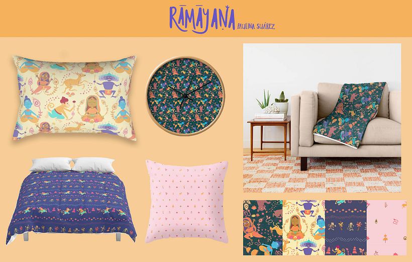 Mi Proyecto del curso: Diseño de patrones ilustrados 5