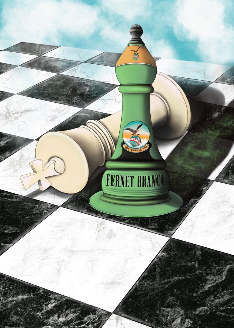 Utilice este curso para poder participar de un concurso de afiches conocido de la marca de bebida alcoholica Fernet Branca.