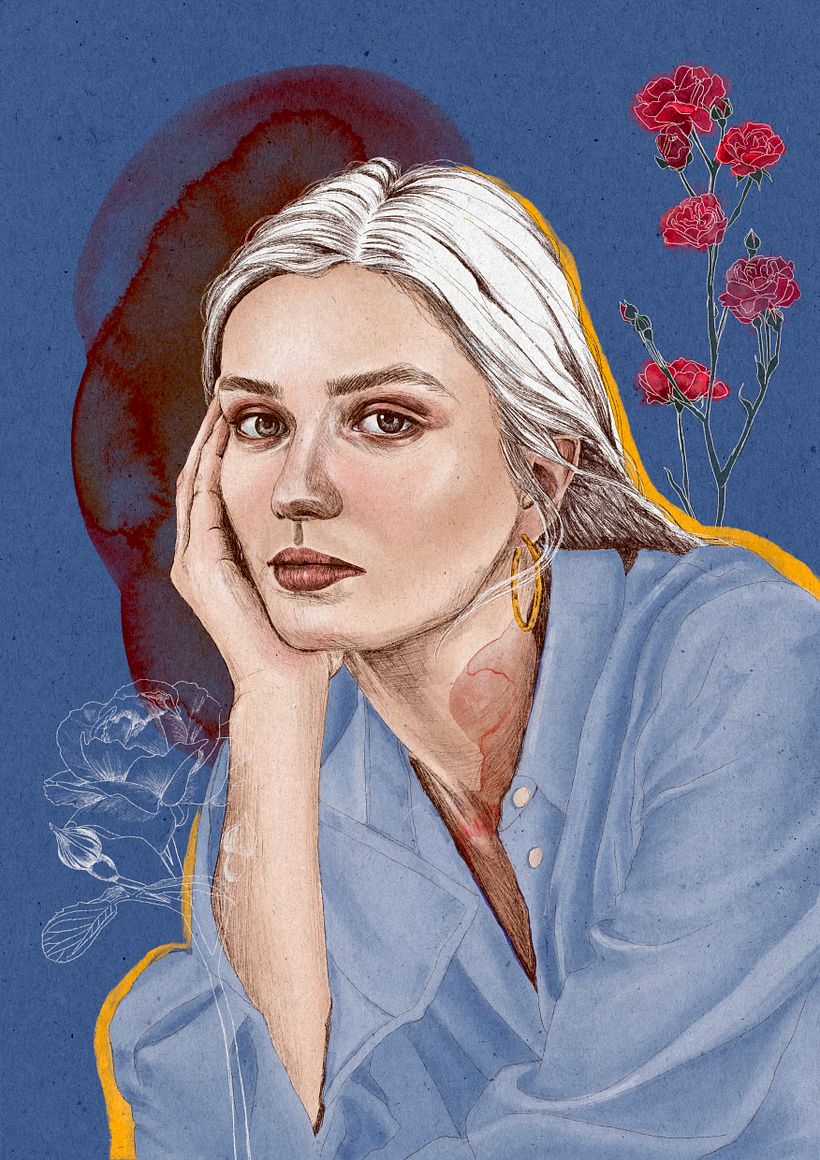 My project in Illustrated Portraits with Procreate course 2