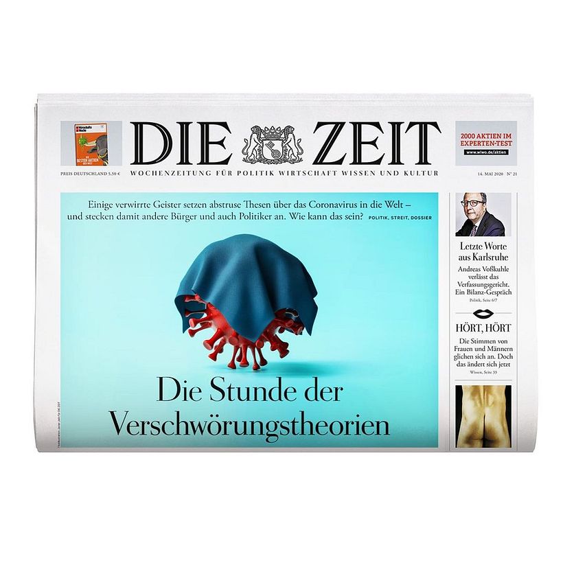 Die Zeit cover page, by Javier Jaén
