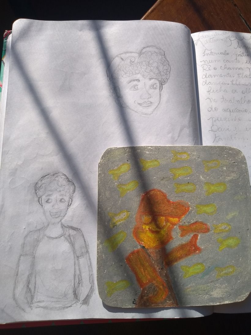 Early Sketches. Davi. Animation Character. / Primeiros Rascunhos. Davi. Personagem de Animação - AlêBonholi