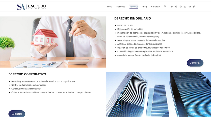 Sitio Web de abogados  3