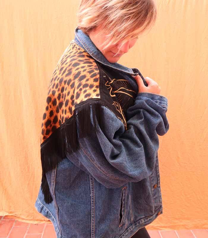 Cazadoras vaqueras personalizadas pintadas a mano 2