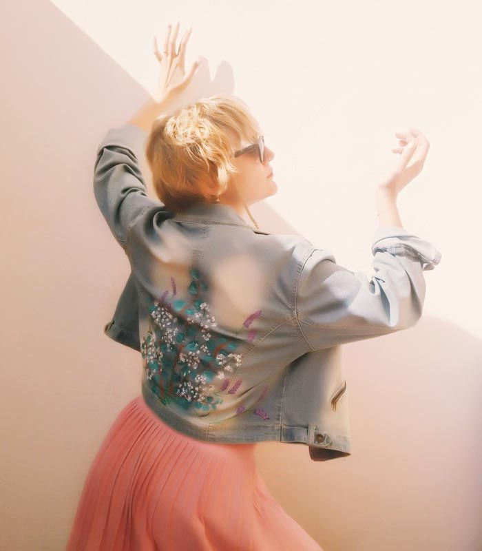 Cazadoras vaqueras personalizadas pintadas a mano 6