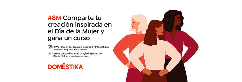 #8M: Comparte tu creación inspirada en el Día de la Mujer y gana un curso 0