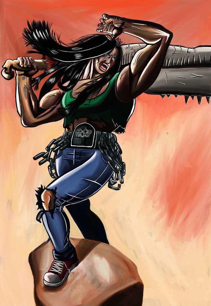 Meu projeto do curso: Ilustração para quadrinhos: a anatomia de um super-herói 2