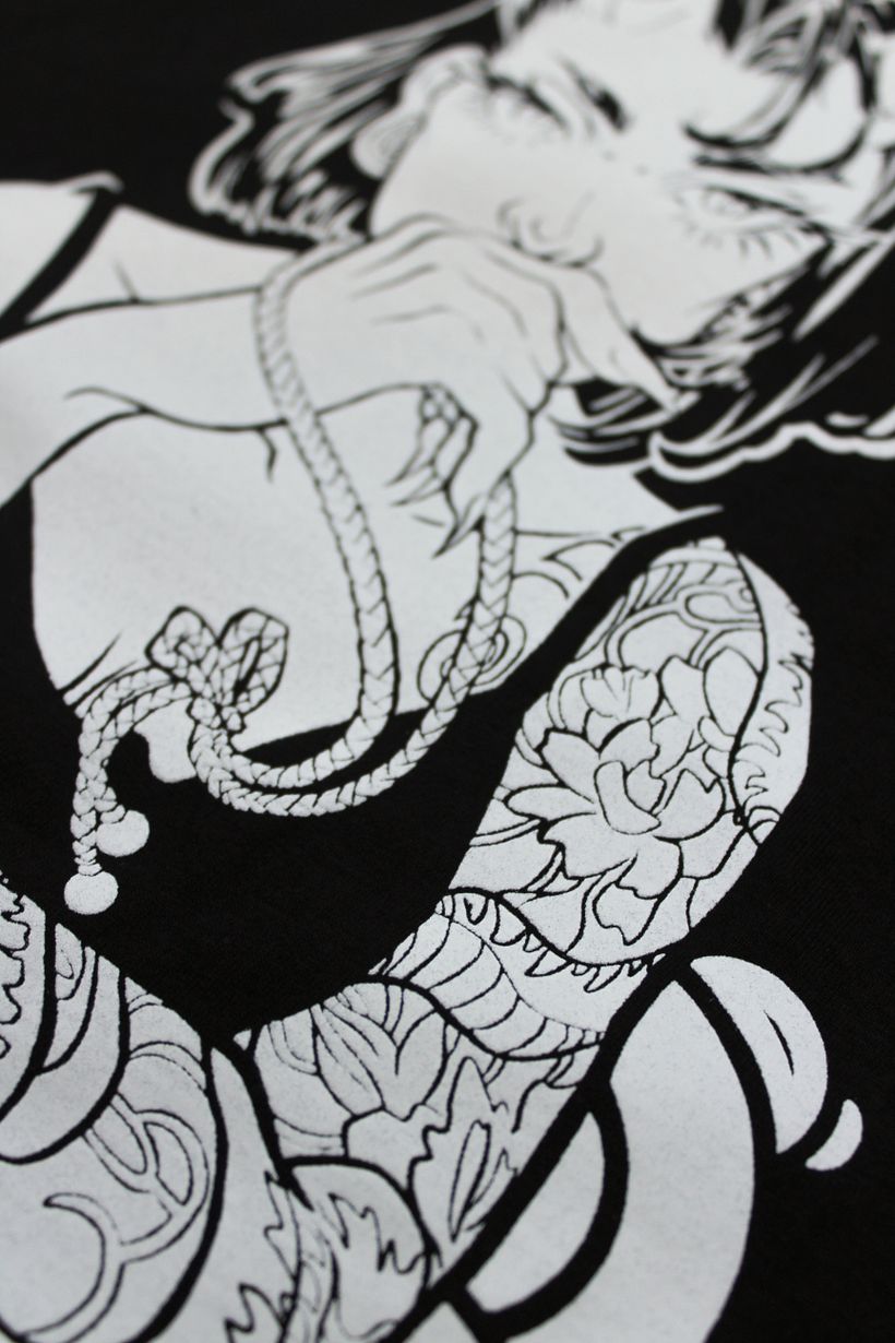 Details of back print