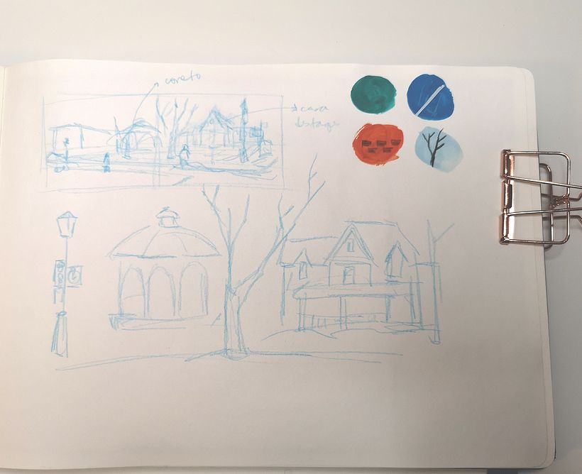 My project in Pictorial Sketchbook with Gouache course 0