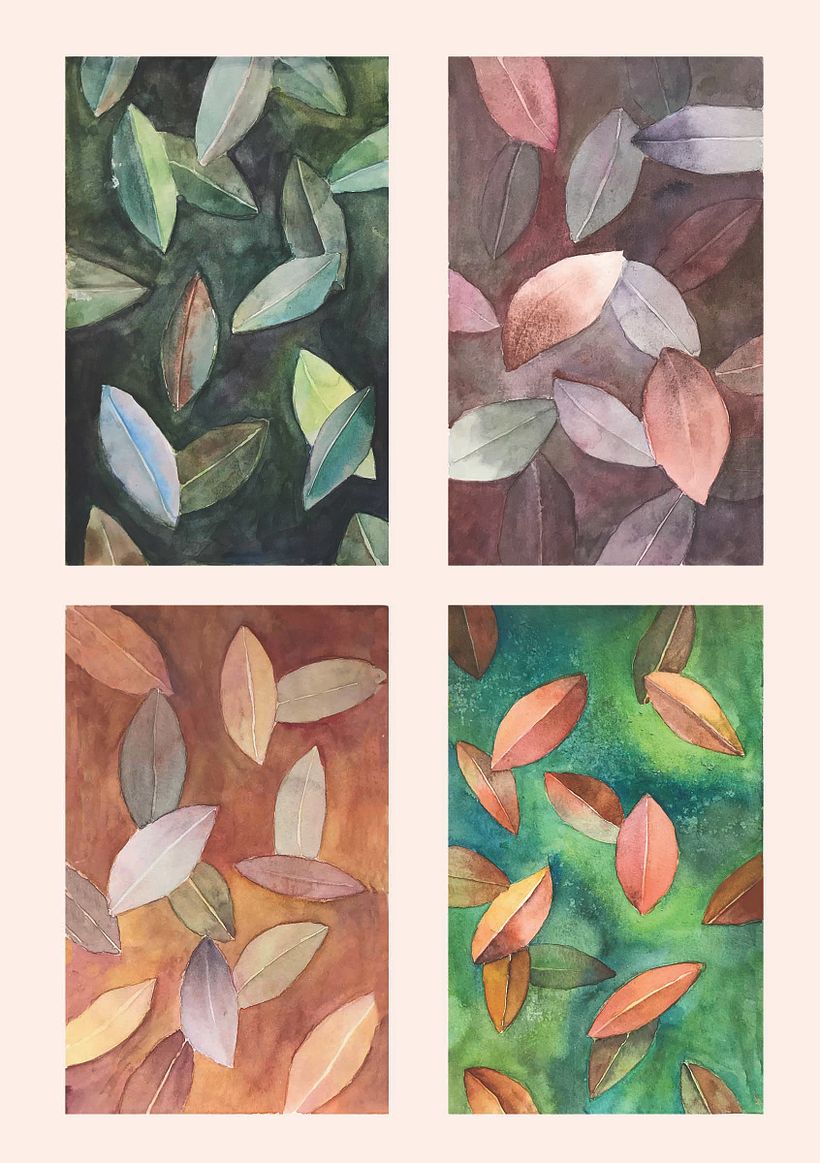 Playing with Falling Leaves
