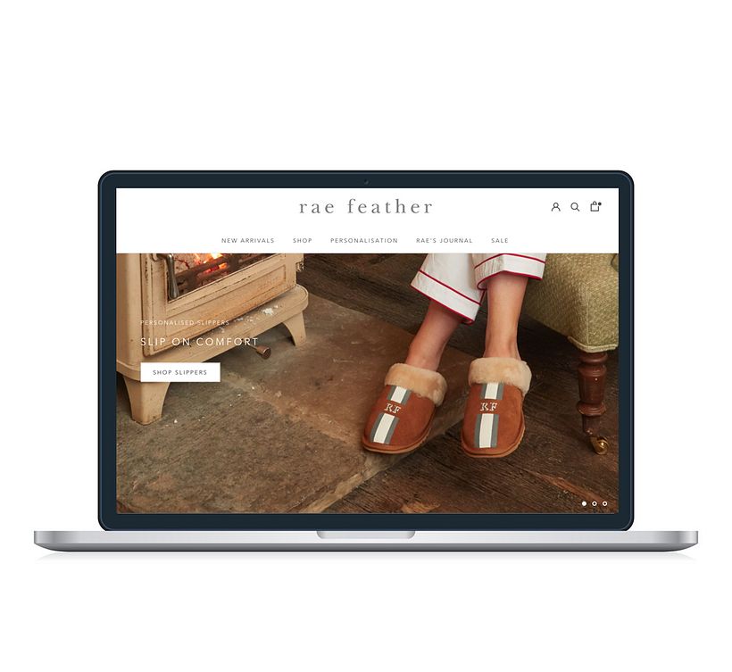 Redesign and replatform of the existing website onto Shopify