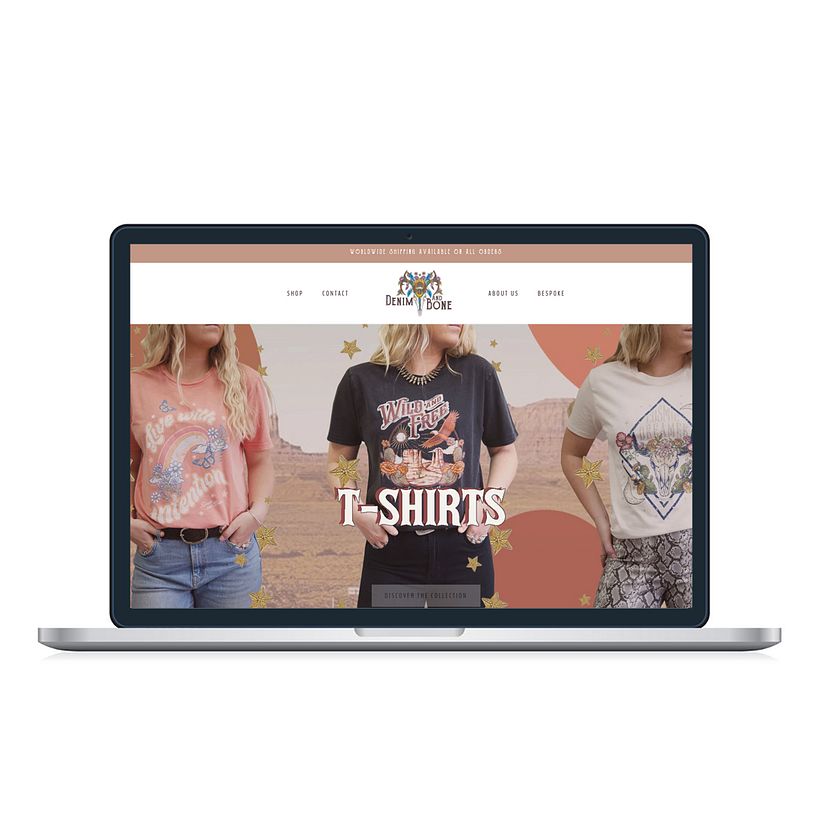 Denim and Bone | Ecommerce Build  1