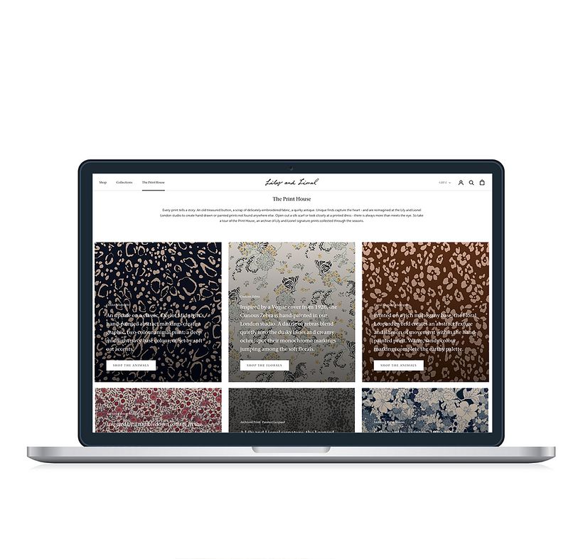 Lily and Lionel | Ecommerce Build 2