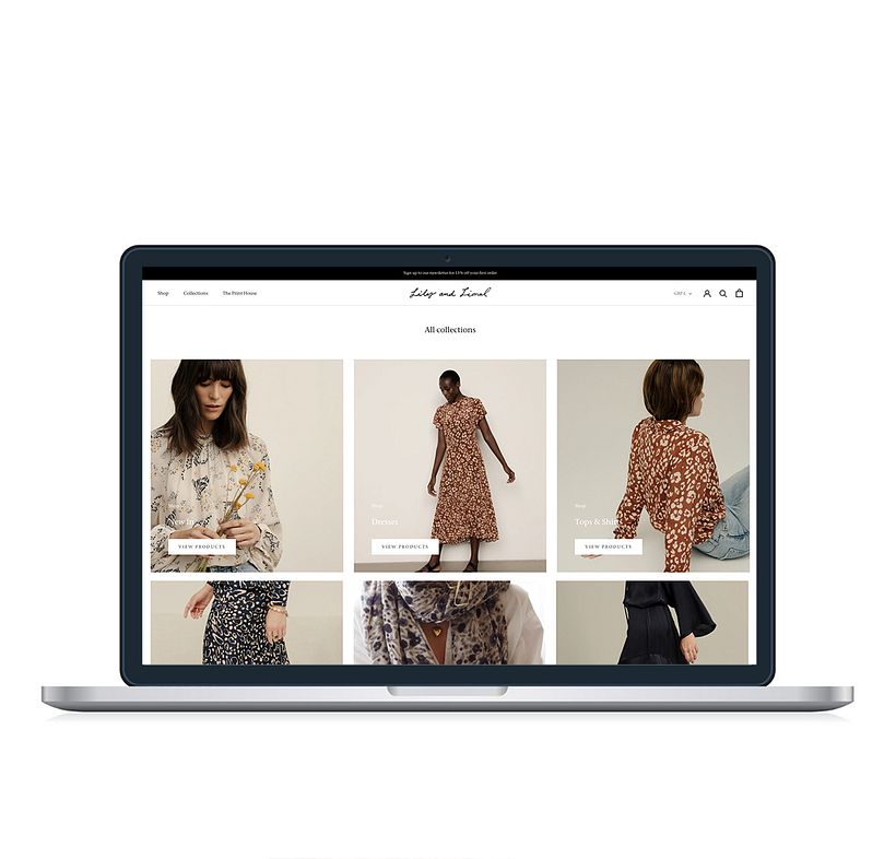 Lily and Lionel | Ecommerce Build 3